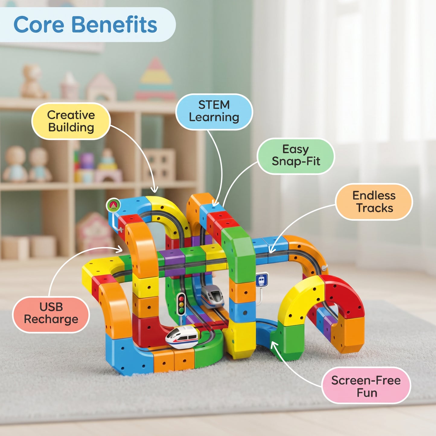 Magic Track Train Set | KidsMigo™